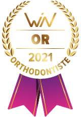 DWLS Badge Or WIN orthodontie